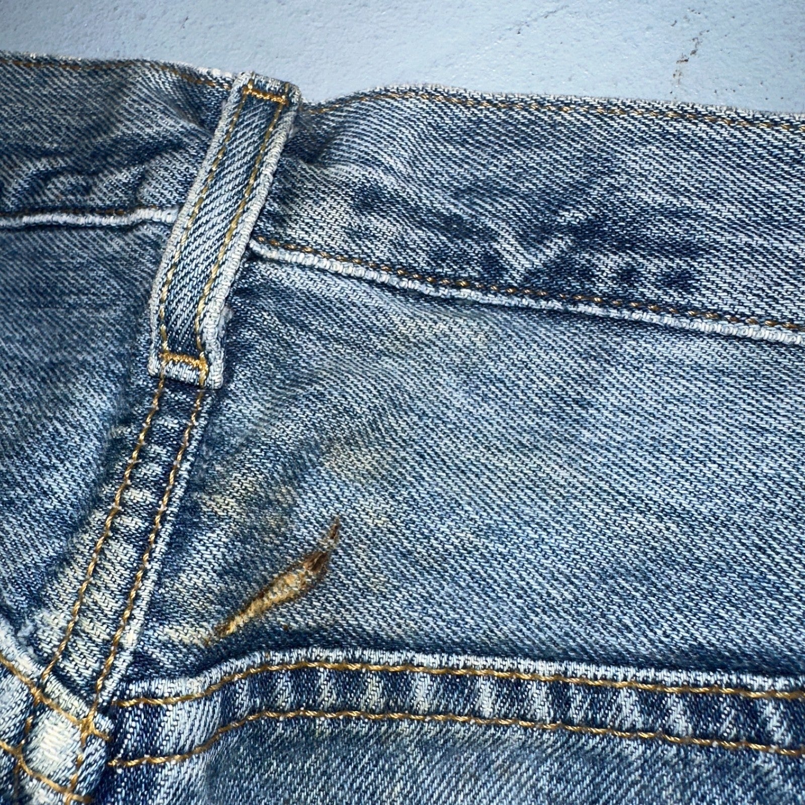 Levis 501 Vintage Y2K XX Straight Leg Jeans Blue Light Wash 40x34 Act 40x32
