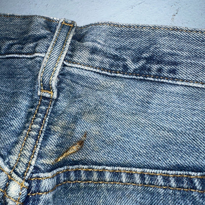 Levis 501 Vintage Y2K XX Straight Leg Jeans Blue Light Wash 40x34 Act 40x32