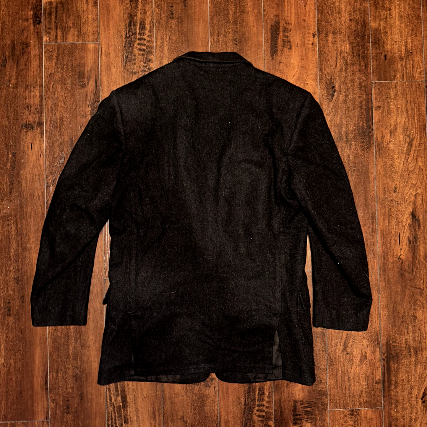 VTG 60s Amalgamated Union Made USA Wool Jacket Suit 42 1960s Blazer Black