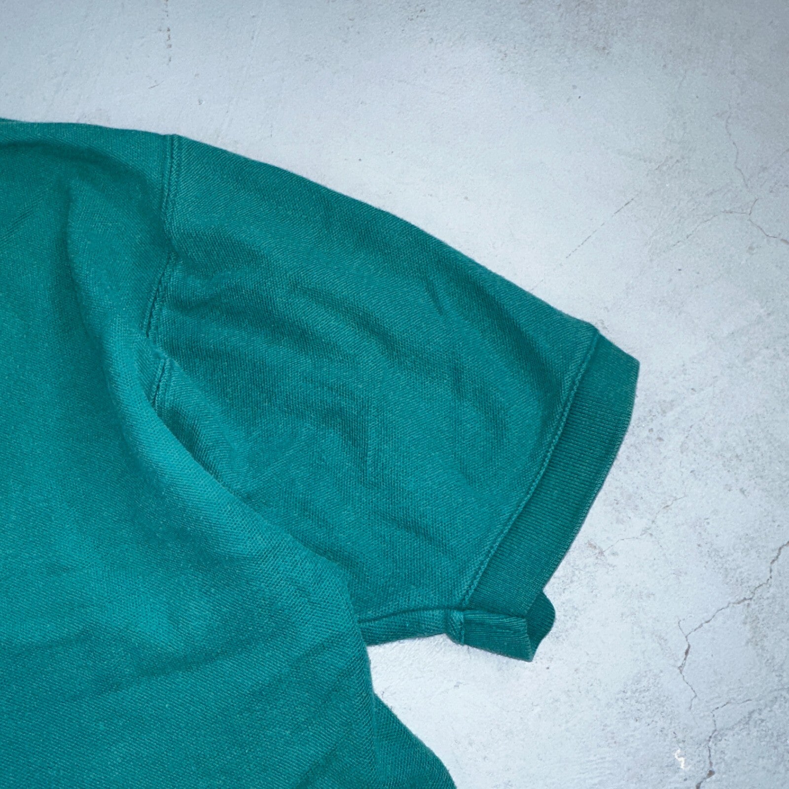 Eddie Bauer Vintage Polo Shirt Mens XL Green Collar Classic Preppy Knit 90s