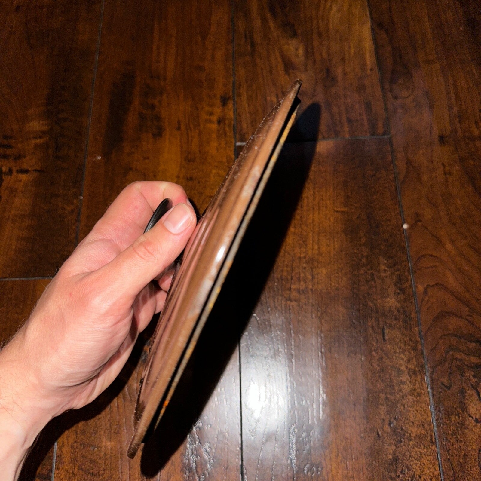 Le Creuset #20 Pan Round Dutch Oven Lid Only France Enamel VTG Pot Brown C