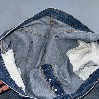 Levis 501 Vintage 80s Redline Selvedge USA XX Jeans Med Wash 48x30 Act 43x27