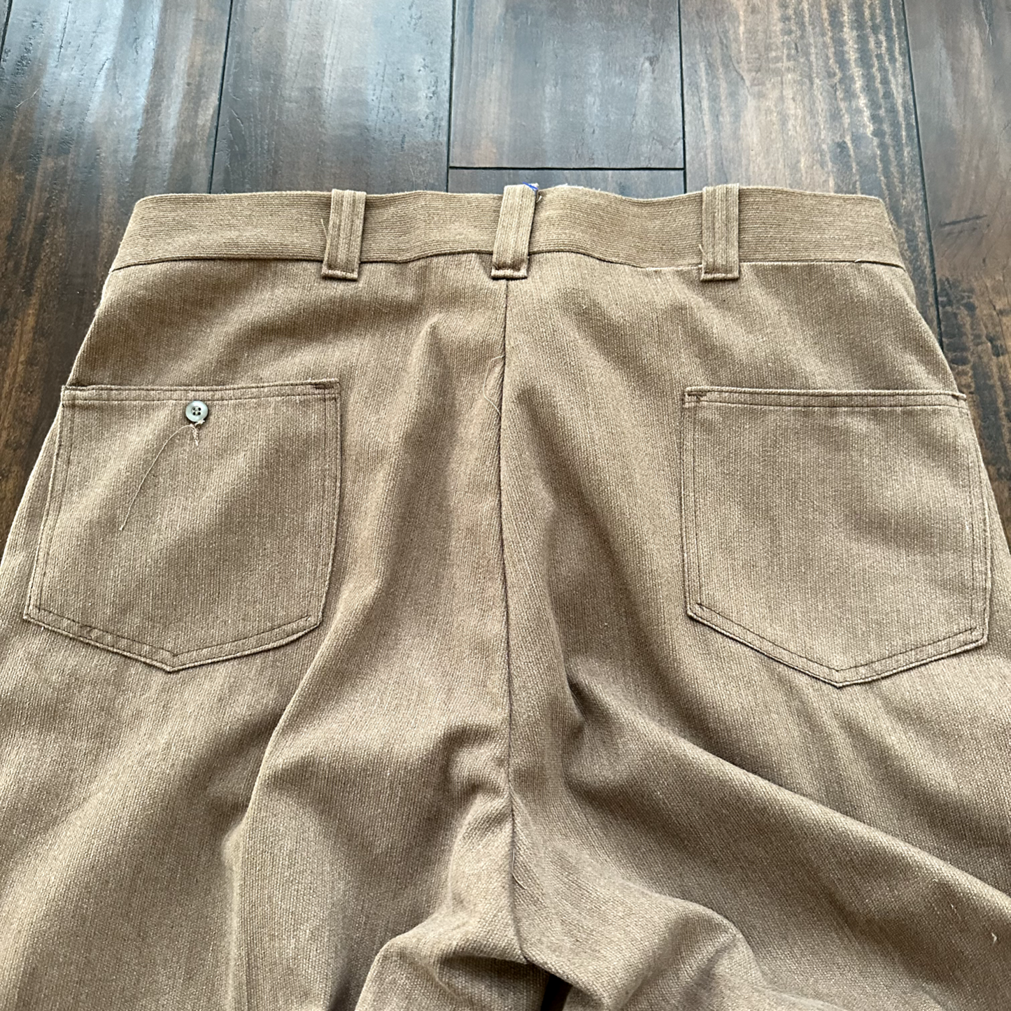 Mens 1950s 1960s Sears Pleated Dress Slacks 35x30 50s 60s Vtg Pants Fleck