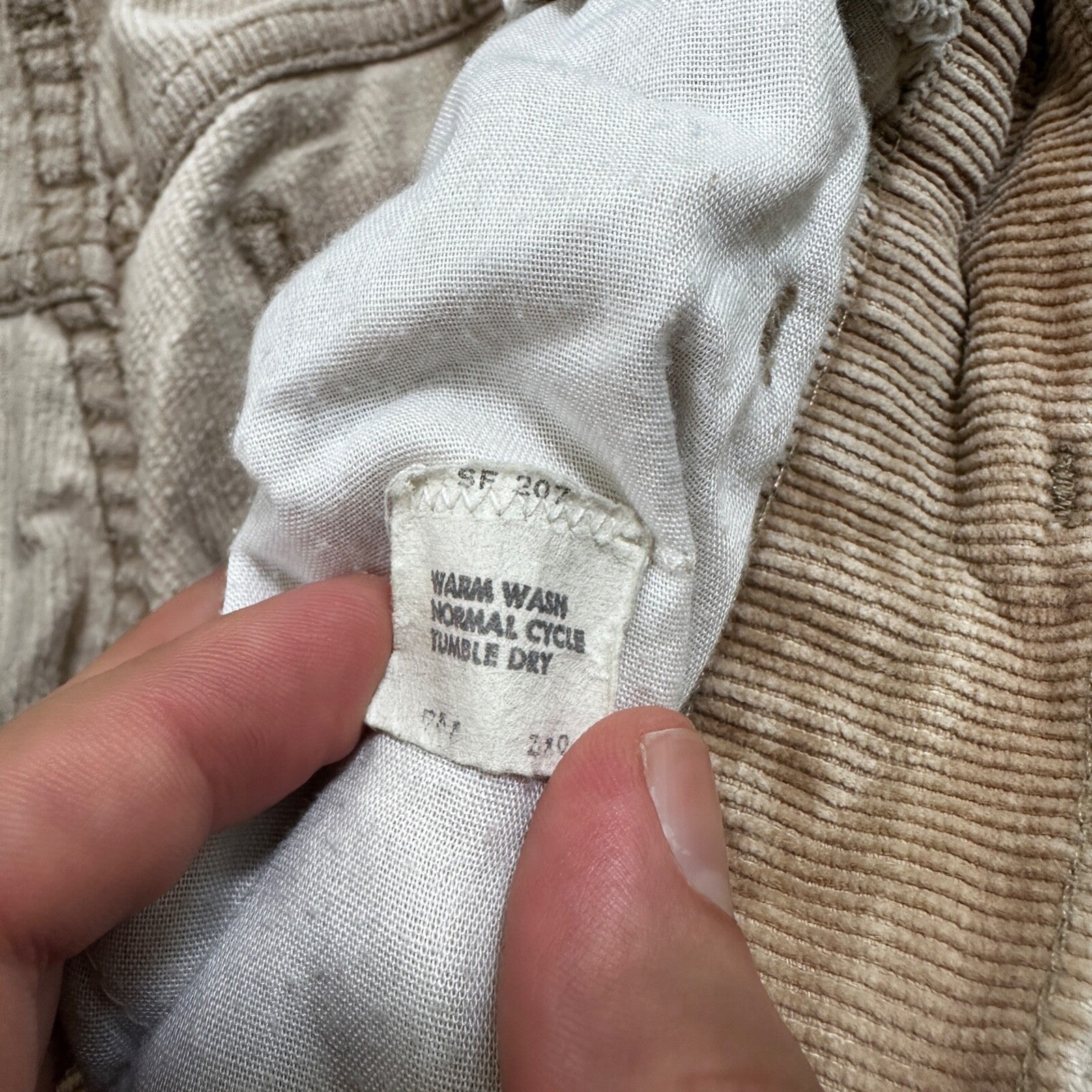 Levis 684 VTG Corduroy Pants Bell Bottom USA 30x27 Boot Cut 1970s 70s Beige