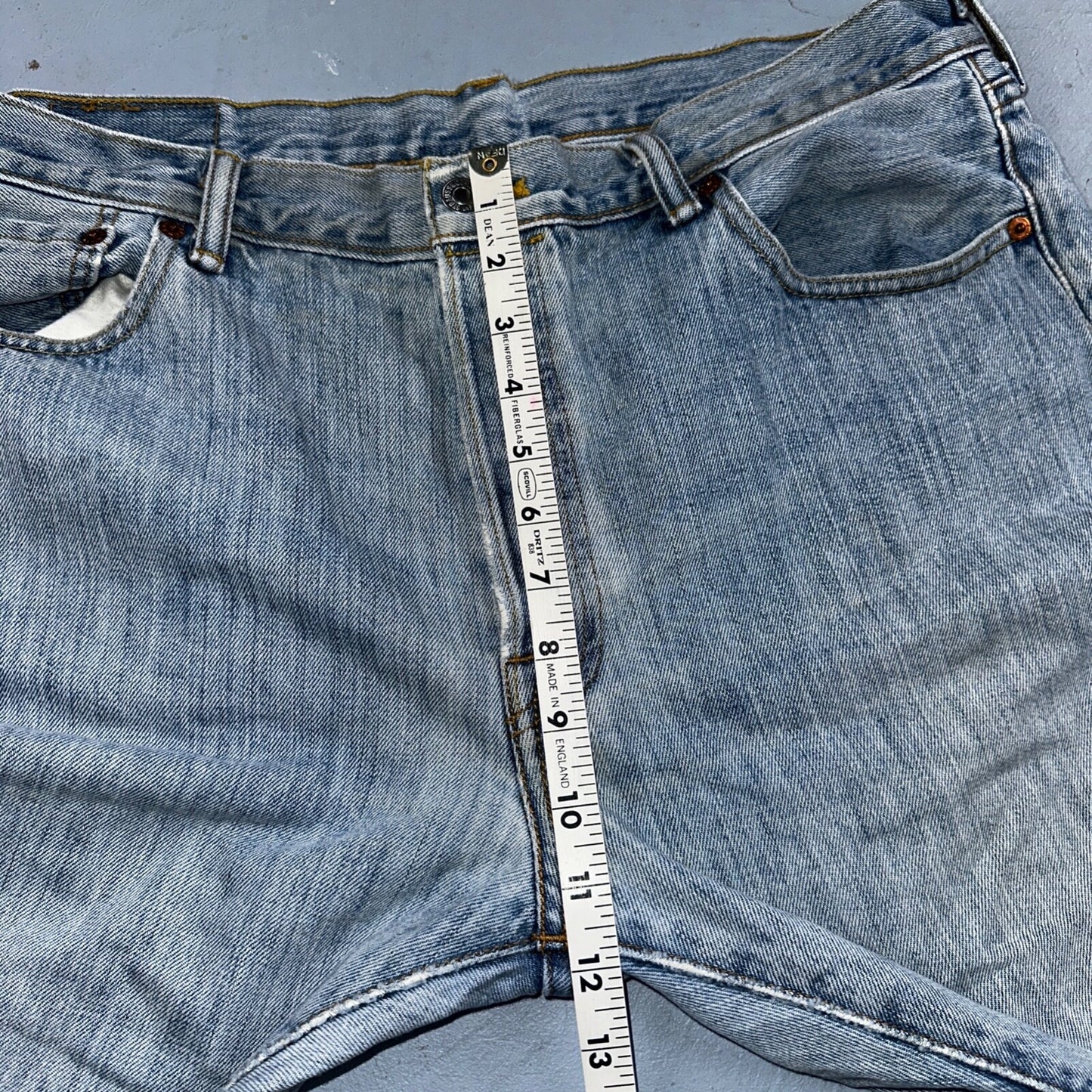 Levis 501 Vintage Y2K XX Straight Leg Jeans 36x30 Light Wash 2000s Act 35x29