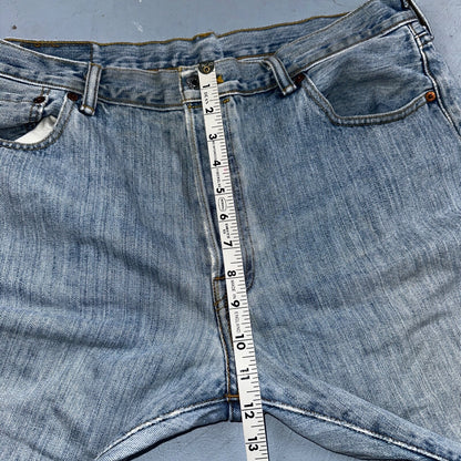 Levis 501 Vintage Y2K XX Straight Leg Jeans 36x30 Light Wash 2000s Act 35x29