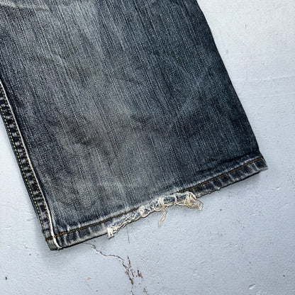 Levis 501 Vintage Y2K XX Straight Leg Jeans Blue Med Wash 33x30 Act 32x28