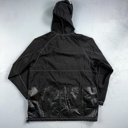 Nike 90s Vintage Track Jacket Mens Small Basketball Jordan Big Spell Out Nylon