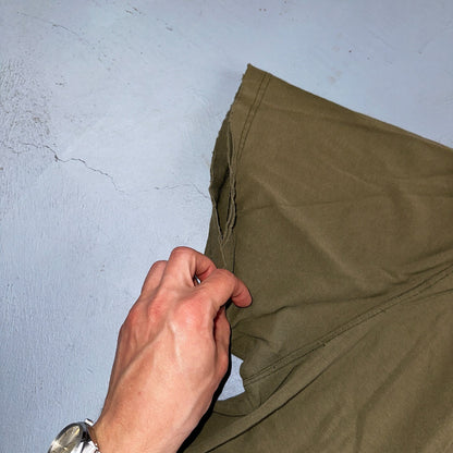 Carhartt K87 ARG Fit Pocket T-Shirt Mens 2XL Greeb Army Thrashed Holes Worn