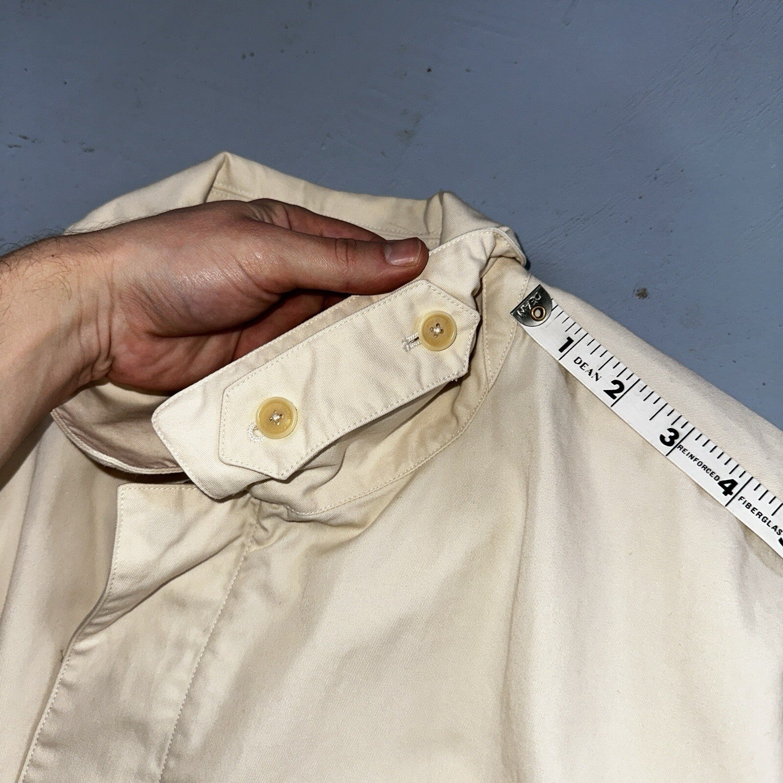 Polo Ralph Lauren Jacket VTG 90s Mens XL Tan Khaki Dad Full Zip Side Belted