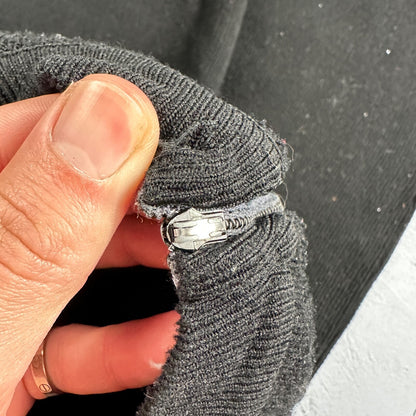 Black Cute Womens Knit No Sleeve Sweater 70s 80s Basic Essentials Look