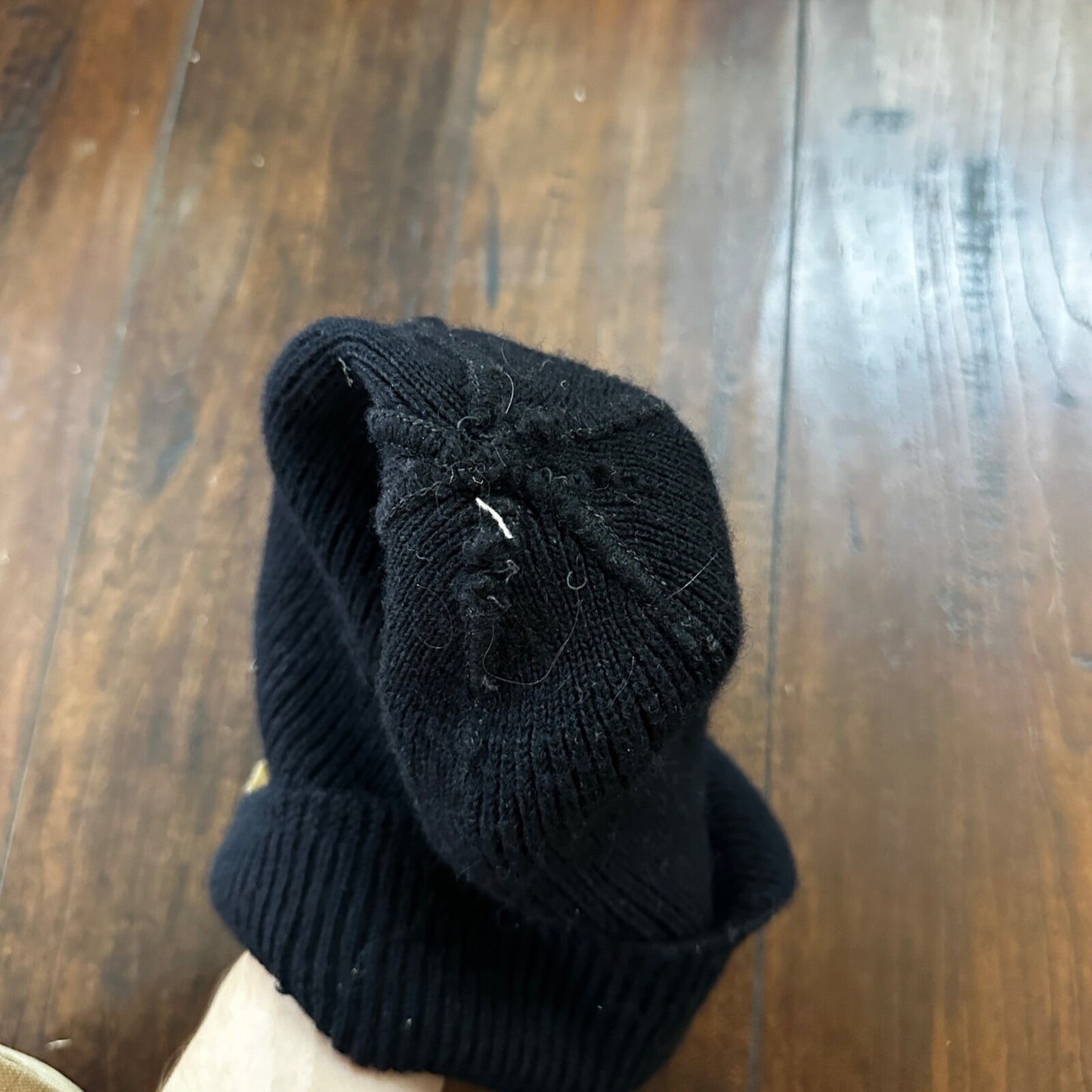 VTG USN Watch Cap Hat Rare Navy 50s 1940s Military Beanie Winter Wool WWII 40s