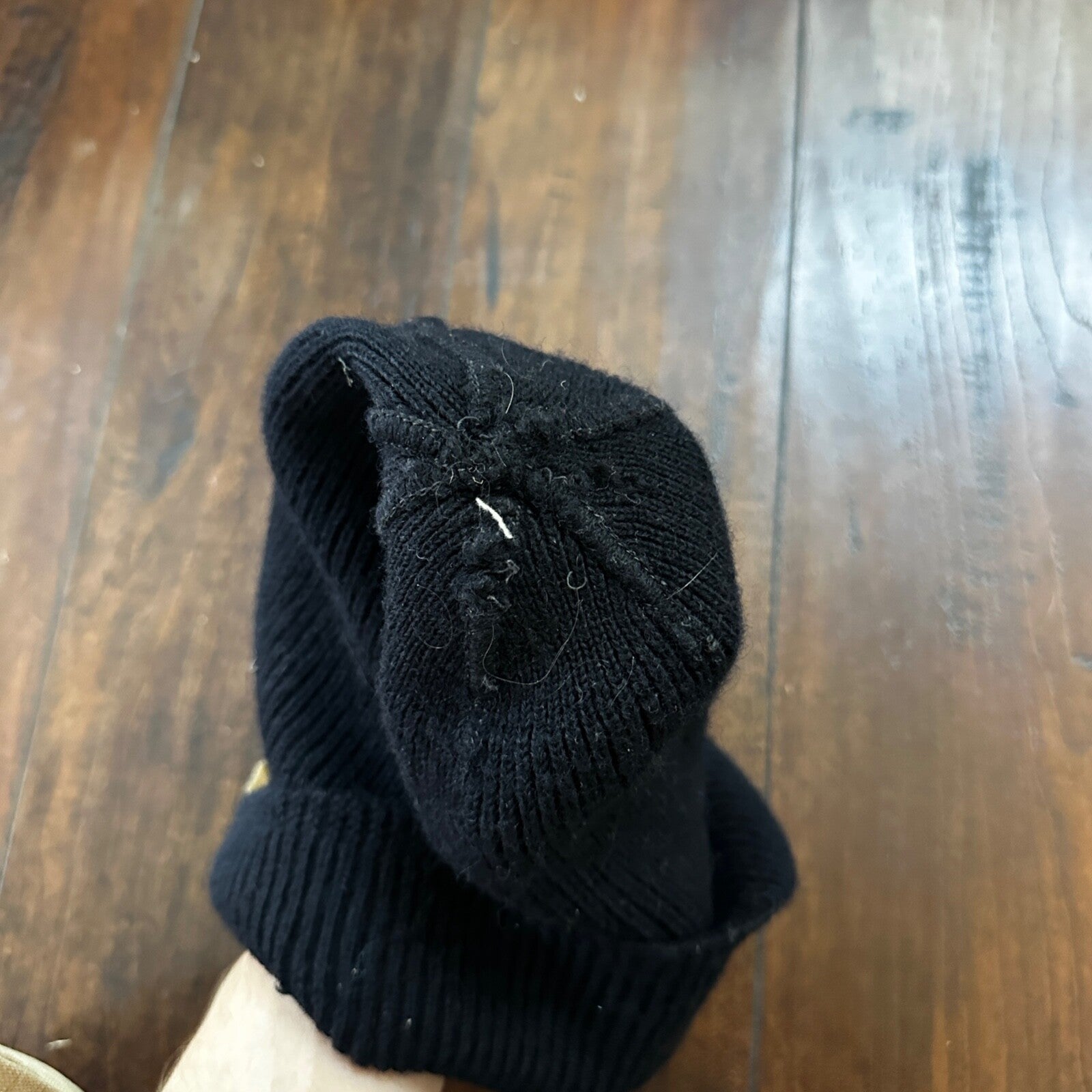 VTG USN Watch Cap Hat Rare Navy 50s 1940s Military Beanie Winter Wool WWII 40s