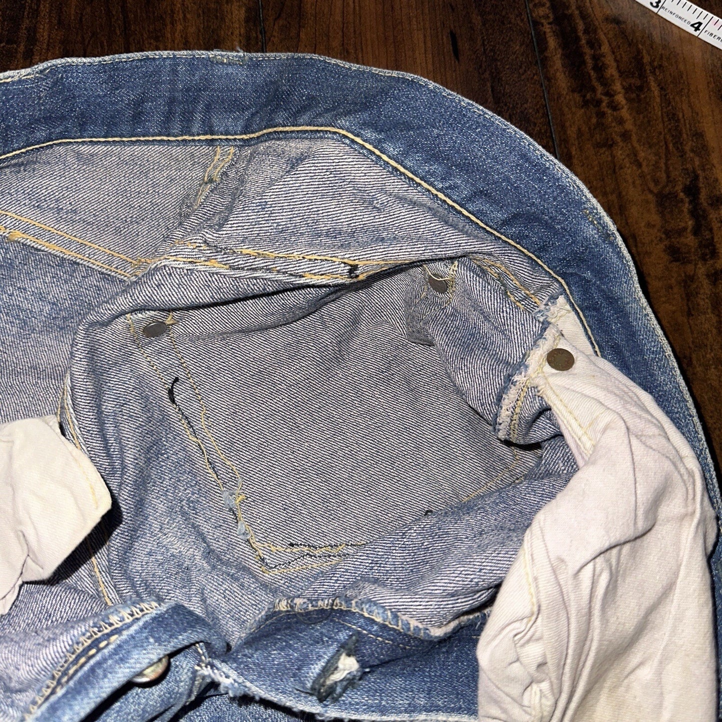 Levis 501 XX Big E True VTG 40s 50s Redline Selvedge Denim Jeans 1940s 25x26