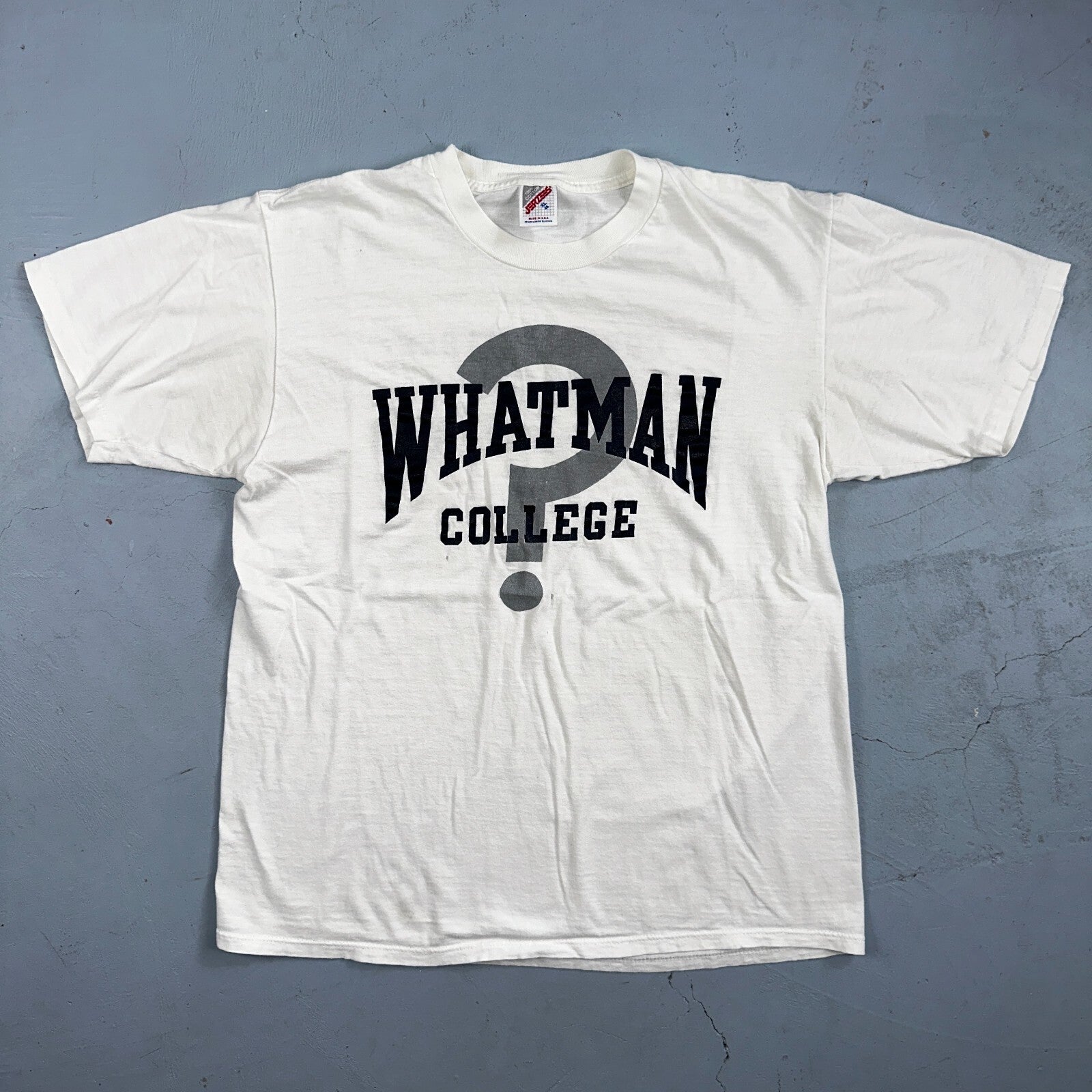 What Man College VTG T Shirt Cover Charge Tab All You Can Drink Funny ? Question