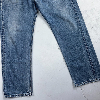 Levis 501 Vintage Y2K Mexico Straight Leg Jeans 38x32 90s Med Wash Act 36x28