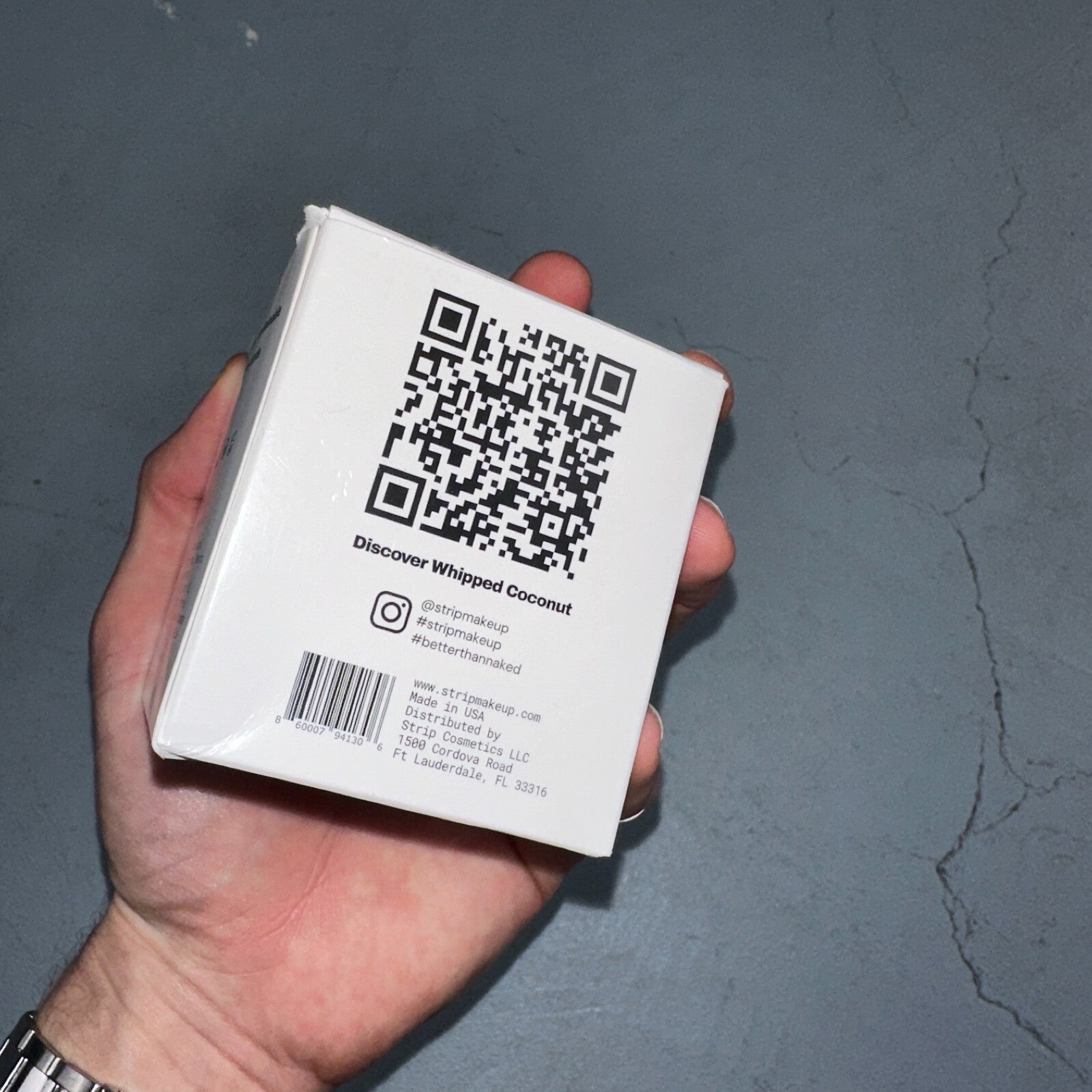 STRIP MAKEUP Whipped Coconut Makeup Remover 3.4 fl oz / 100 ml NIB