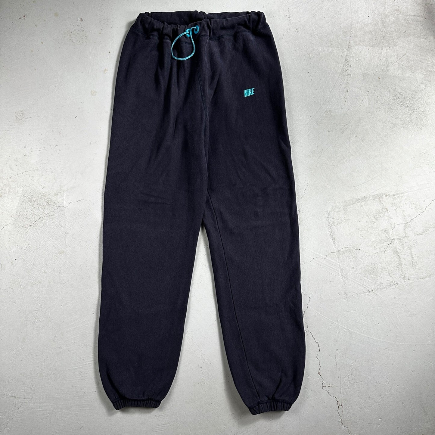 Nike Sweatpants VTG 90s Mens M Navy Swoosh Logo Jogger Casual Classic Retro Gym