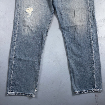 Levis 501 Vintage 90s XX Straight Leg Mexico Jeans 36x29 Light Wash Act 35x28