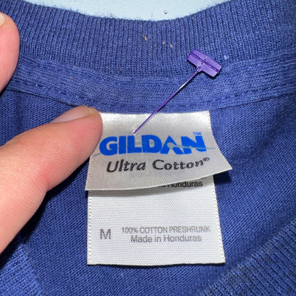 NICKELBACK Dark Horse 2008 Tour VTG Medium Blue Graphic Alt Rock T-Shirt