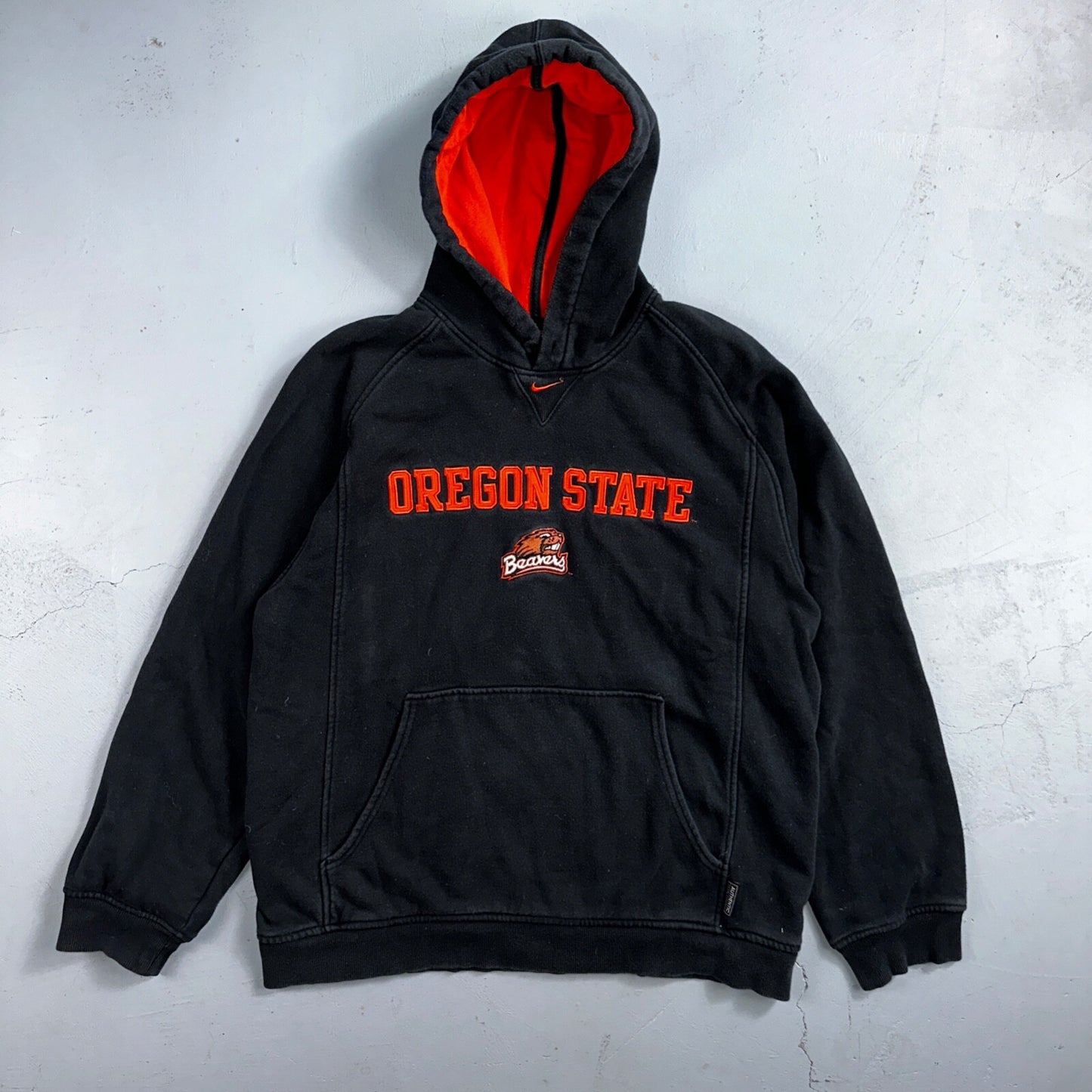 Nike Oregon State University Hoodie Mens M Center Swoosh VTG Y2K 90s Beavers