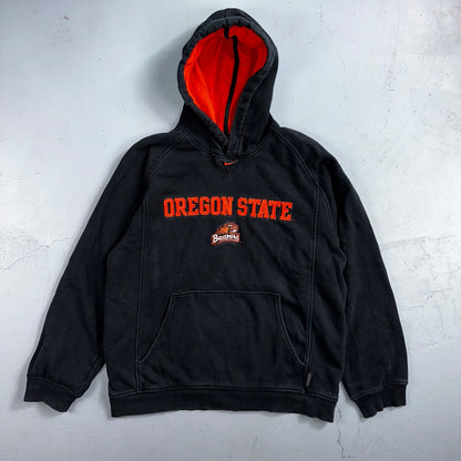 Nike Oregon State University Hoodie Mens M Center Swoosh VTG Y2K 90s Beavers