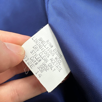 VTG Ferncroft Women's Fleck Blazer Jacket USA Union Made Sz 14 80s Pea Coat