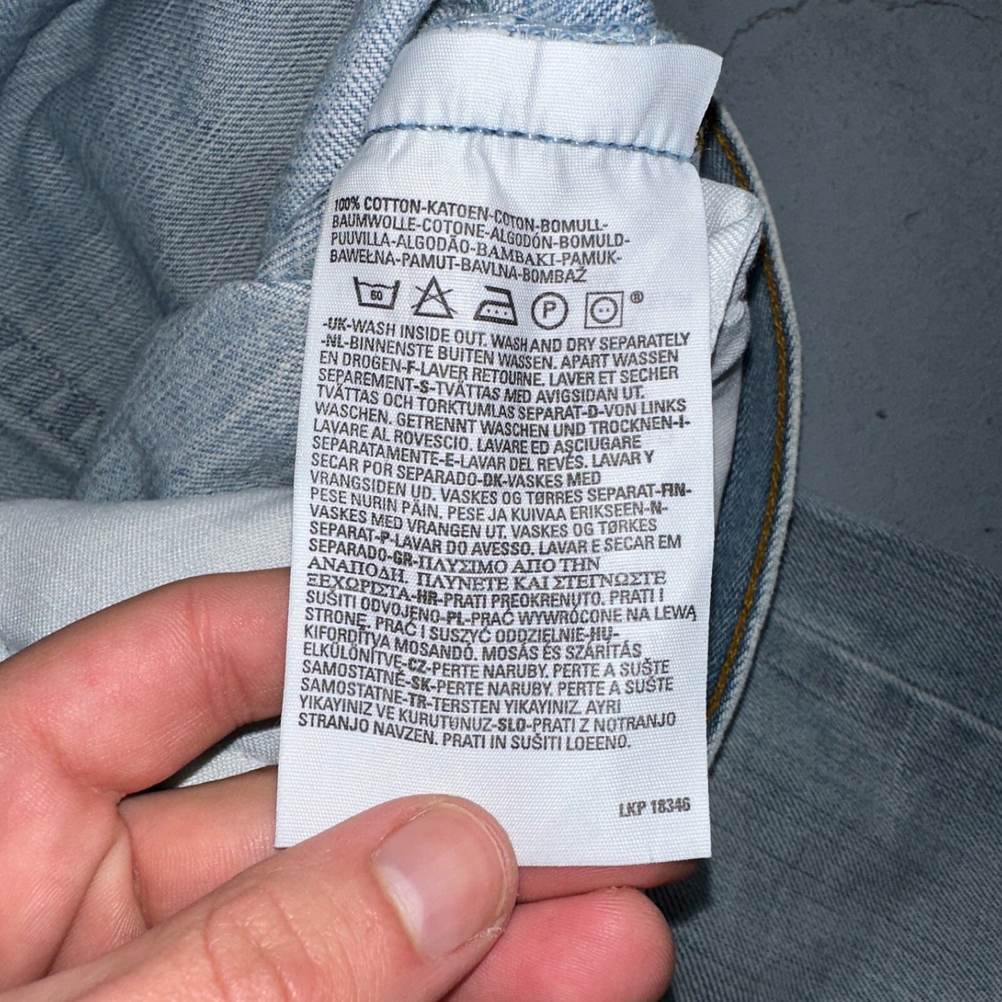 Levis 501 Vintage Y2K XX Straight Leg Jeans Blue Light Wash 34x34 Act 32x31