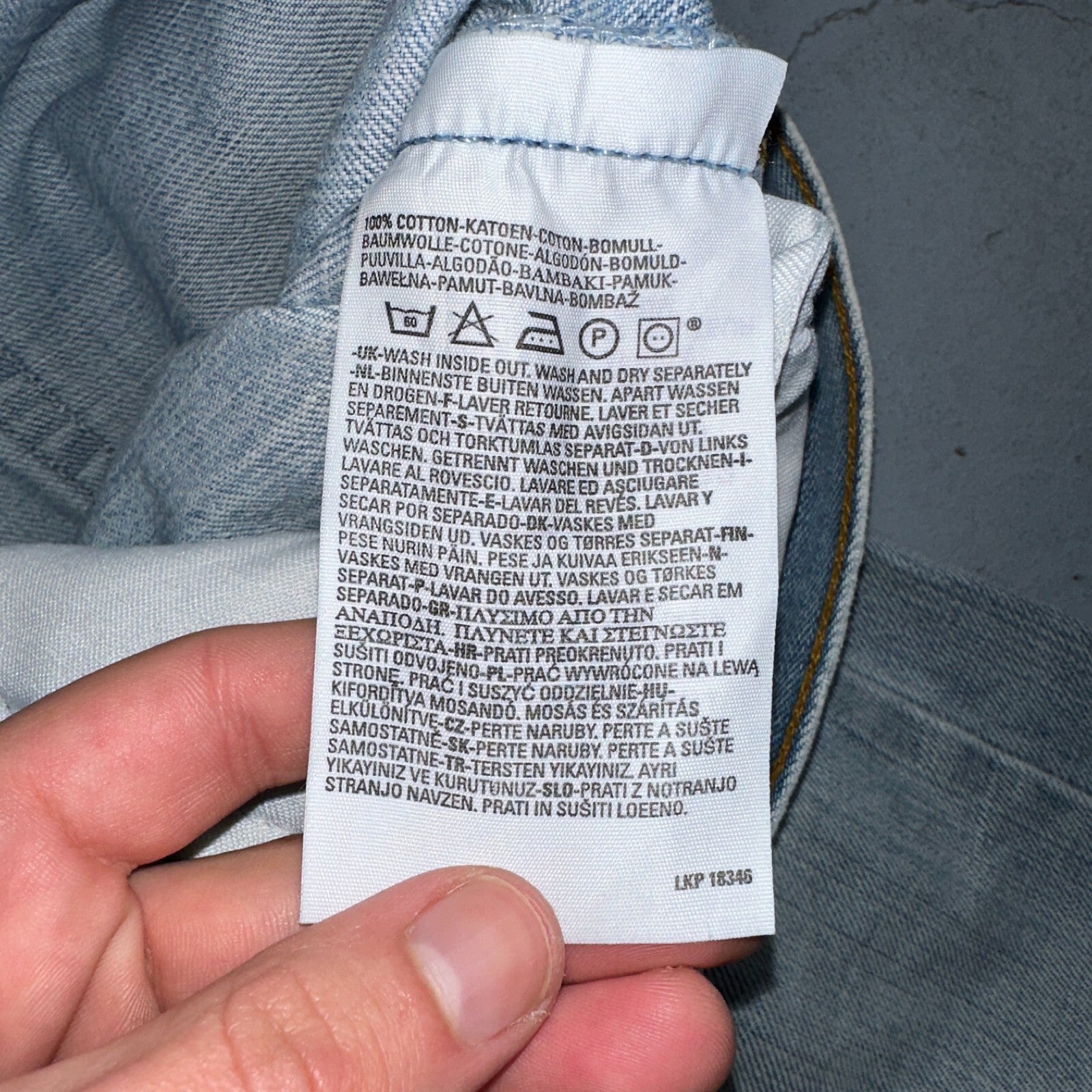 Levis 501 Vintage Y2K XX Straight Leg Jeans Blue Light Wash 34x34 Act 32x31