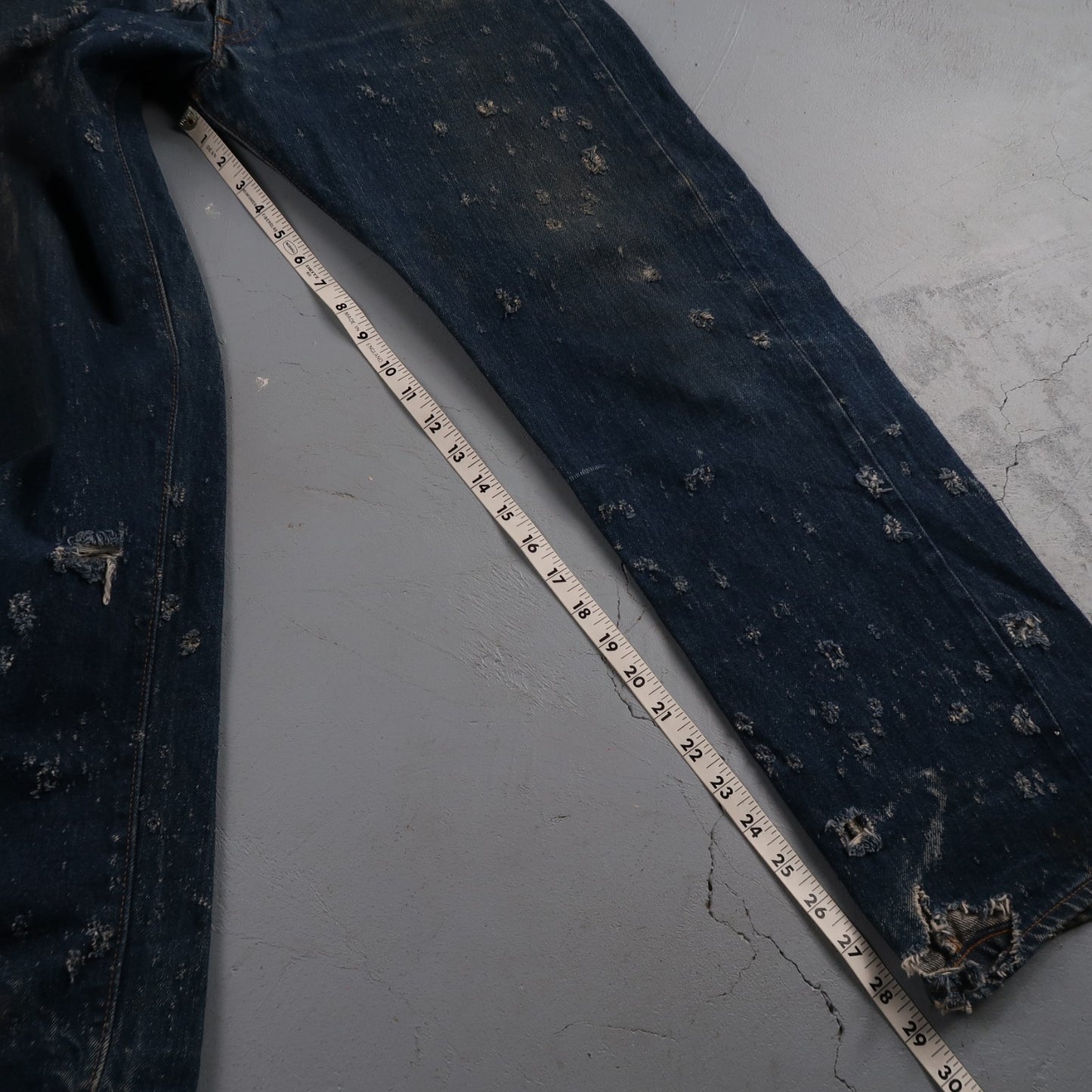 Levis 501 Vintage 70s SS Redline Selvedge USA XX Jeans Med Wash 38x32 Act 35x29