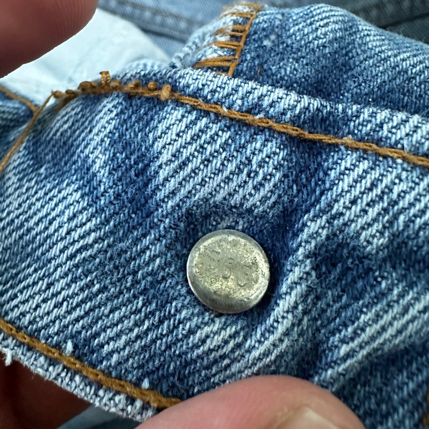 Levis 517 Vintage 80s USA Orange Tab Bootcut Flare Blue Jeans 34x31 Act 31x28