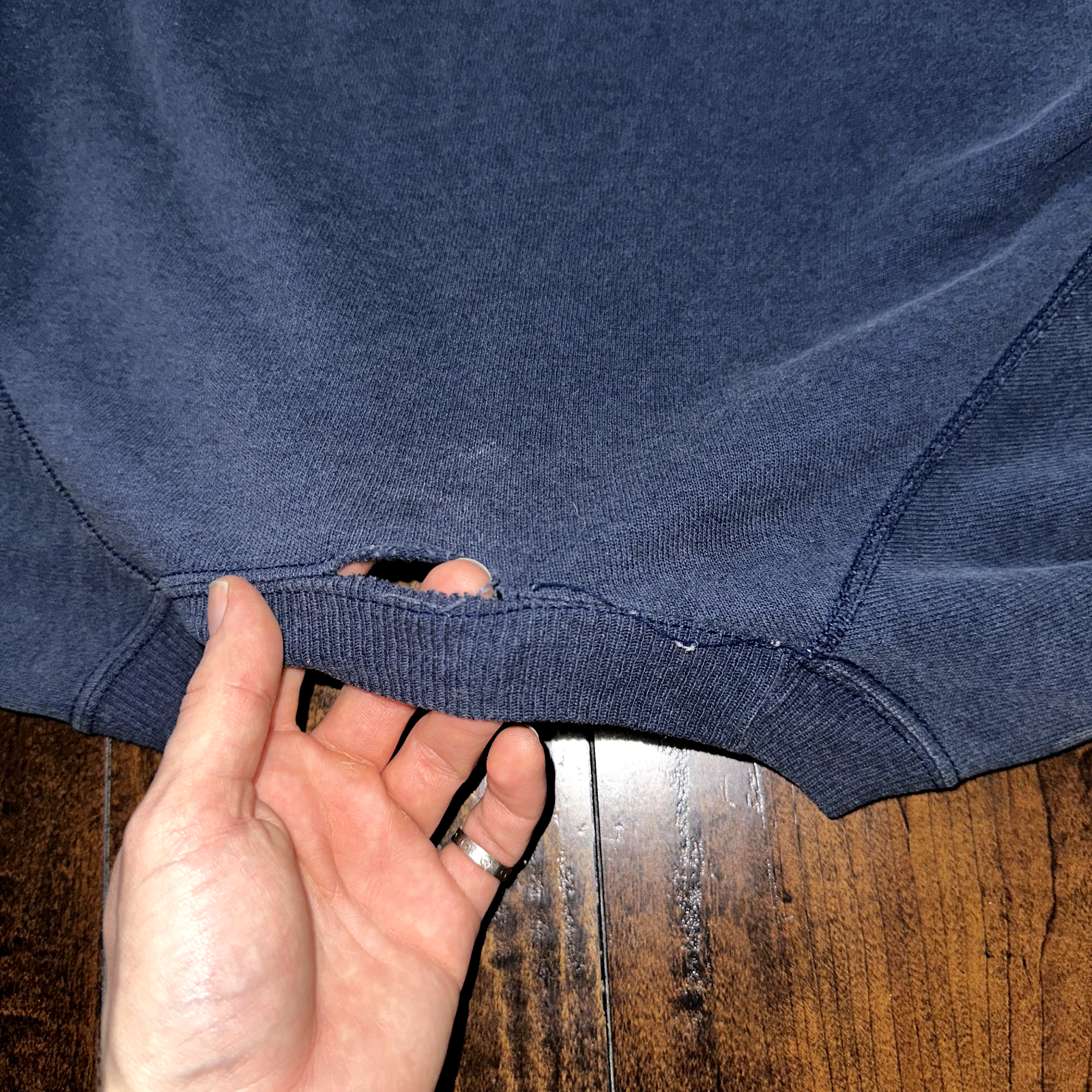 Michgian Wolverines Vintage Sweatshirt Shirt Crewneck Jumper Navy College 80s 70