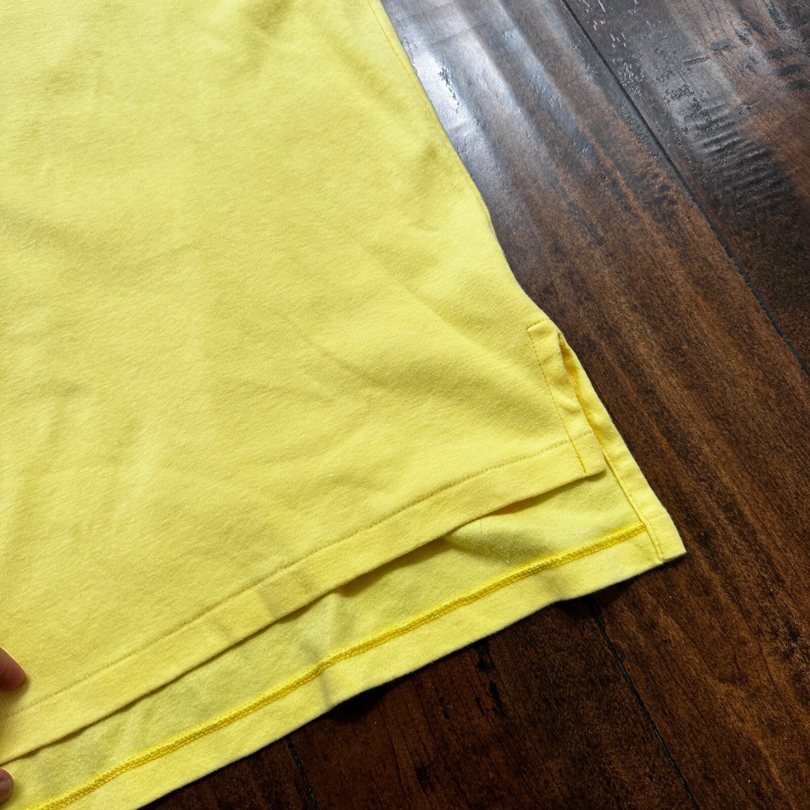 Vintage Polo Ralph Lauren Shirt Mens Medium Yellow 90’s basic classic
