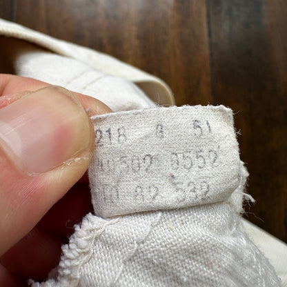 Vintage 80s Levis 501 USA 30x24 Tag Jeans 80s White Bleach Wash Act Worn Capri