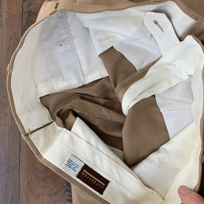 Vintage USA Talon Nordstrom Hunting Field Pants 34x28 Khaki Brown 60s Trouser