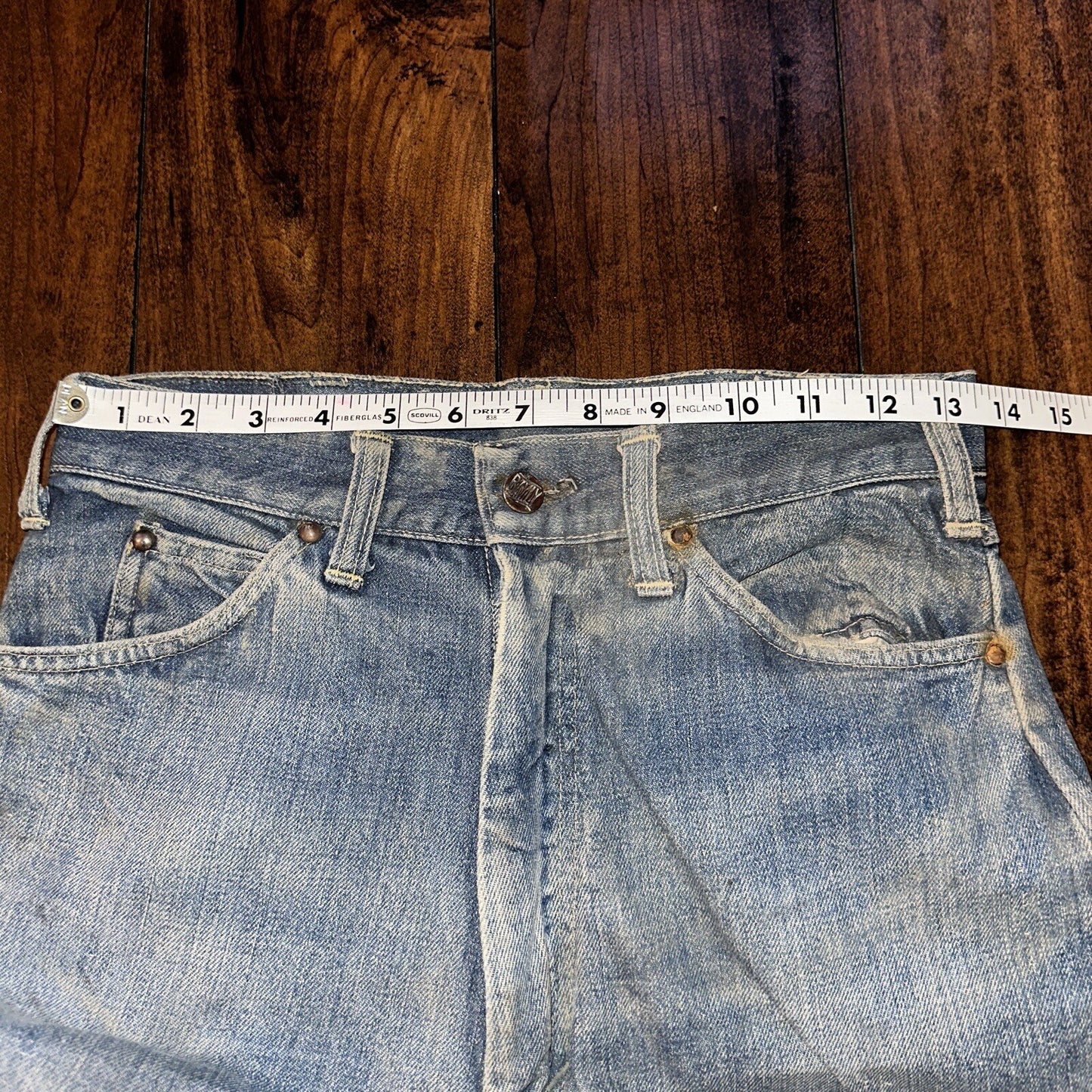 Bally True VTG 40s 50s Redline Selvedge Denim Jeans 1950s Levi’s Big E 27x30