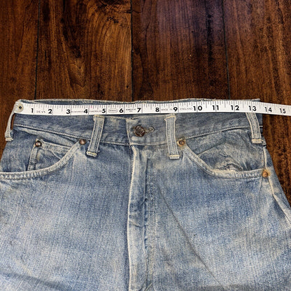 Bally True VTG 40s 50s Redline Selvedge Denim Jeans 1950s Levi’s Big E 27x30