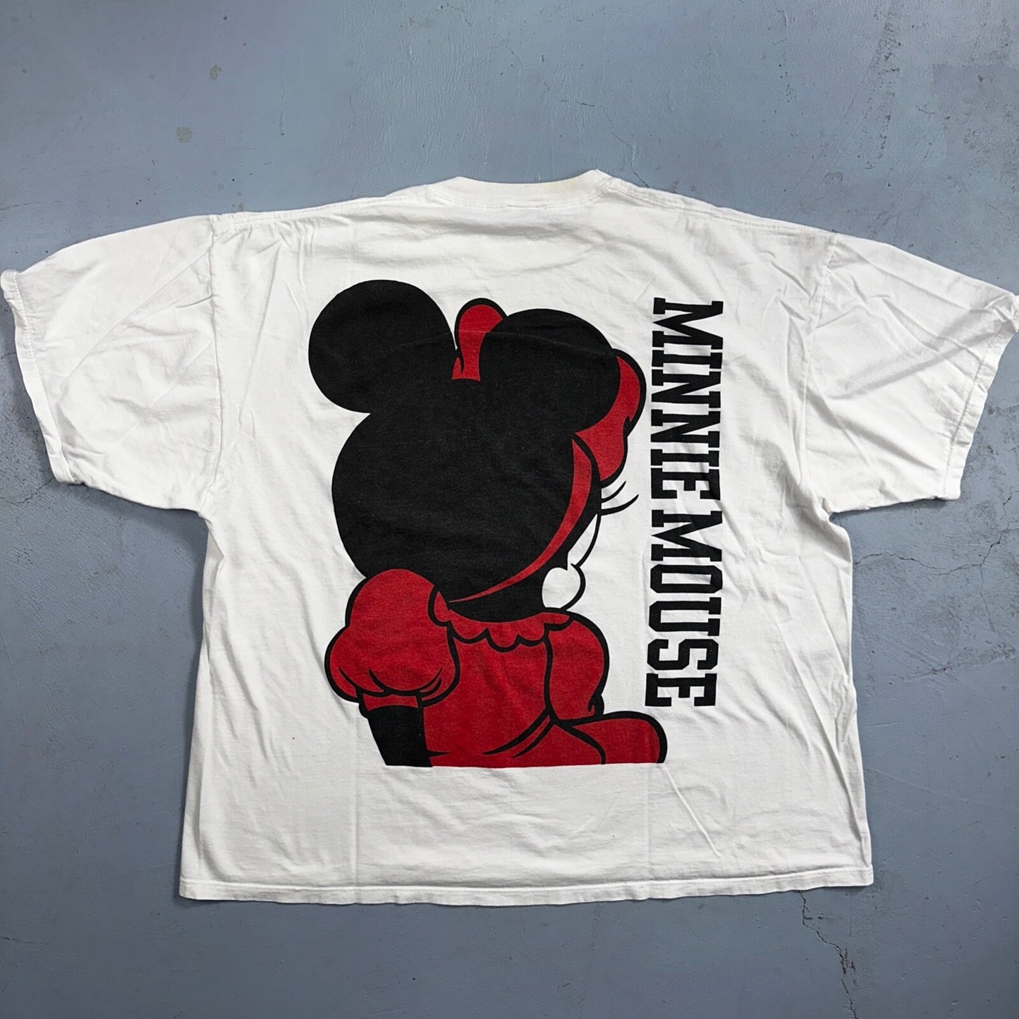 Minnie Mouse Disney VTG T Shirt 4XL Rap Big Print Double Sided Hot Cartoon