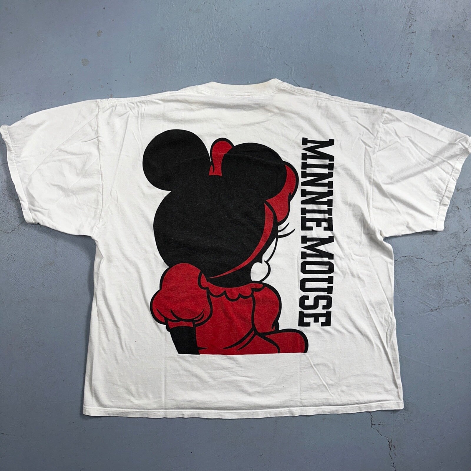 Minnie Mouse Disney VTG T Shirt 4XL Rap Big Print Double Sided Hot Cartoon