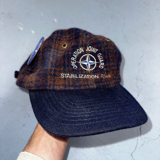 Operational Joint Guard VTG Hat Cap Snapback Stabilization Force Wool Military