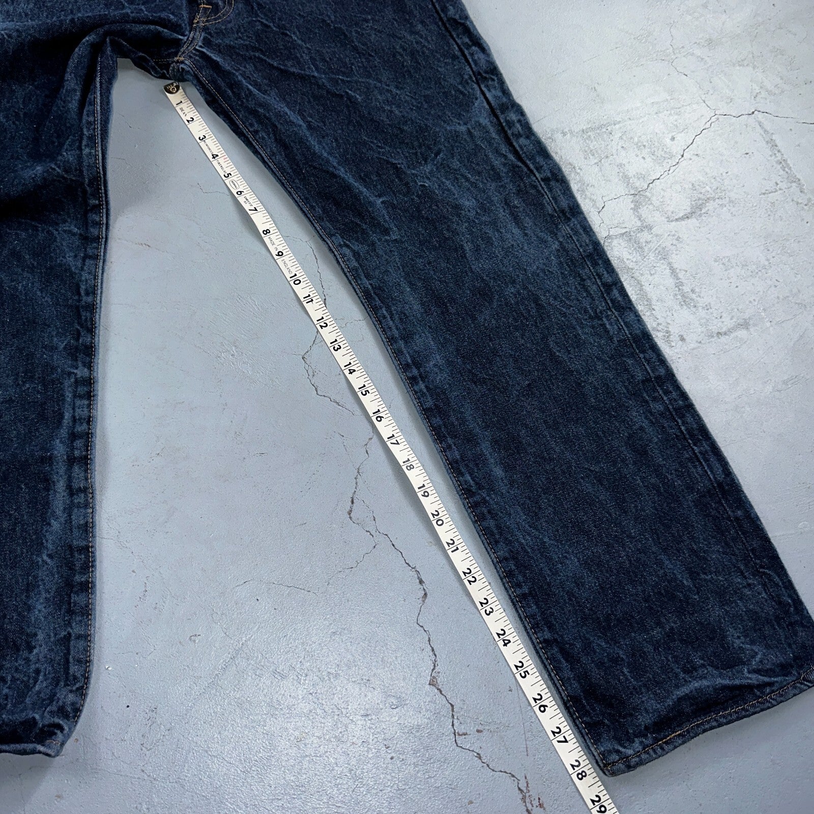 Levis 501 Y2K XX Straight Leg Jeans Blue VTG Dark Wash 34x32 Act 30x28
