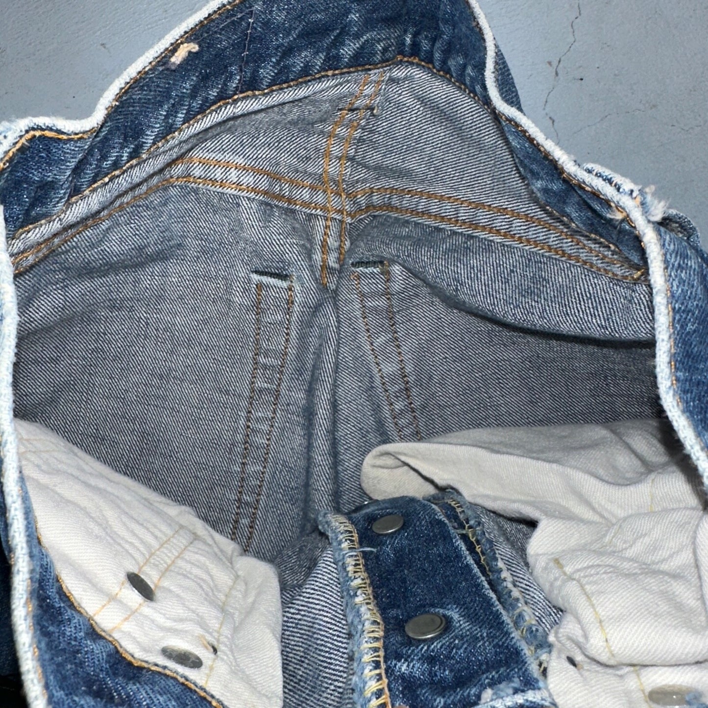 Levis 501 Big E Vintage 60s Redline Selvedge USA XX 1960s Jeans 66 Act 23x26