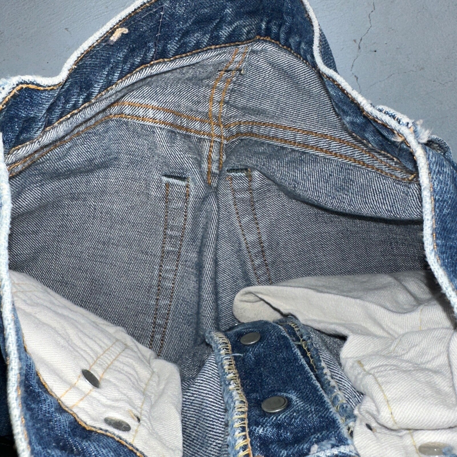 Levis 501 Big E Vintage 60s Redline Selvedge USA XX 1960s Jeans 66 Act 23x26