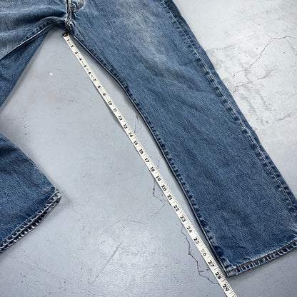 Levis 501 Y2K XX Straight Leg Jeans Blue VTG Med Wash 36x30 Act 35x28