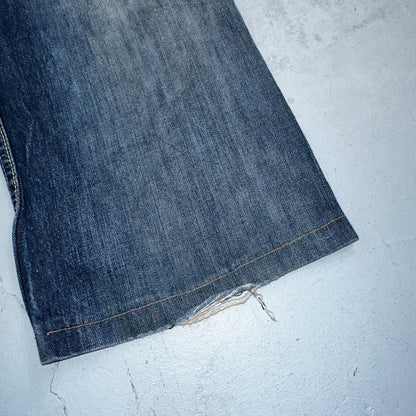 Levis 501 Vintage Y2K XX Straight Leg Jeans Blue Med Wash 34x34 Act 32x30