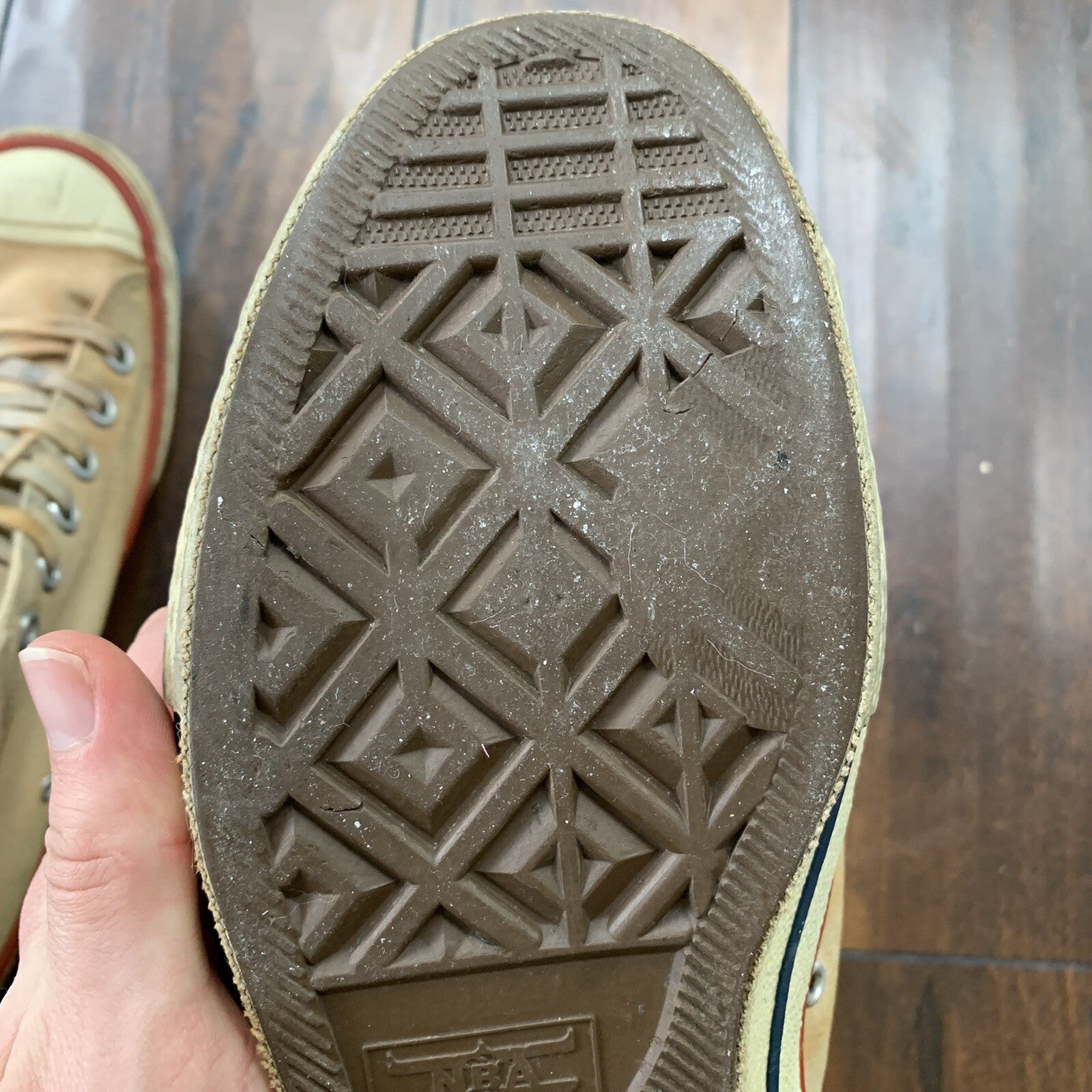 Vintage 60s 70s NBA CONVERSE Chuck Taylor All Star Blue Label RARE USA Japan 73