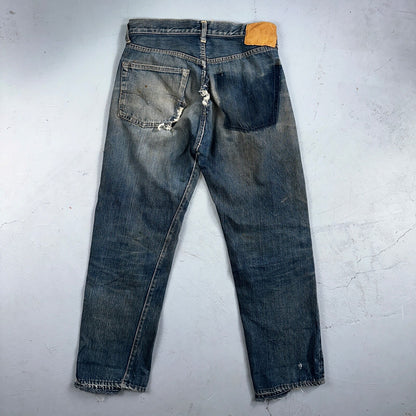 Levis 505 Big E Vintage 60s Redline Selvedge USA XX 1960s Jeans 501 Act 28x26