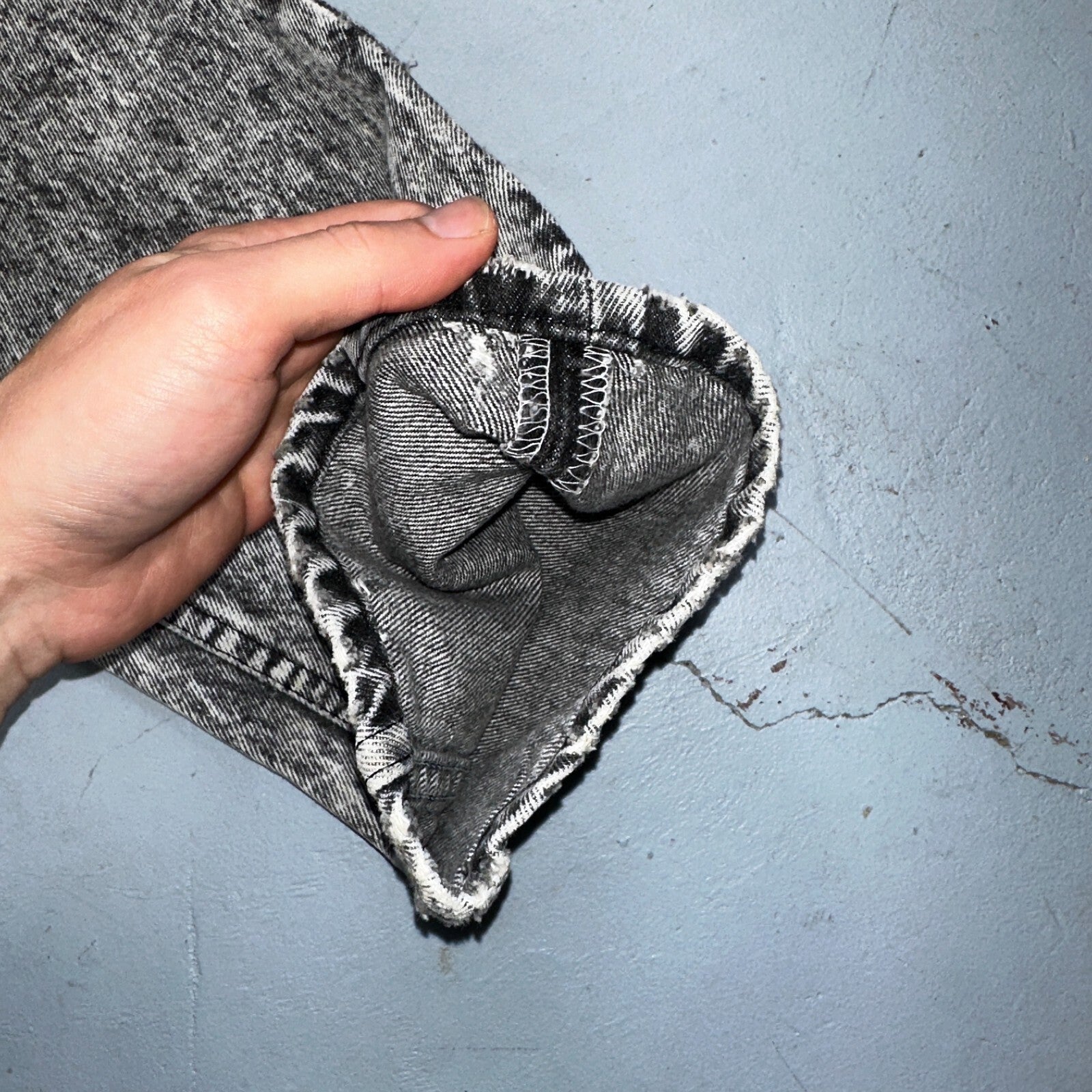 Levis 501 Vintage 90s USA XX Straight Leg Jeans Black Acid Wash 30x32 Act 28x31