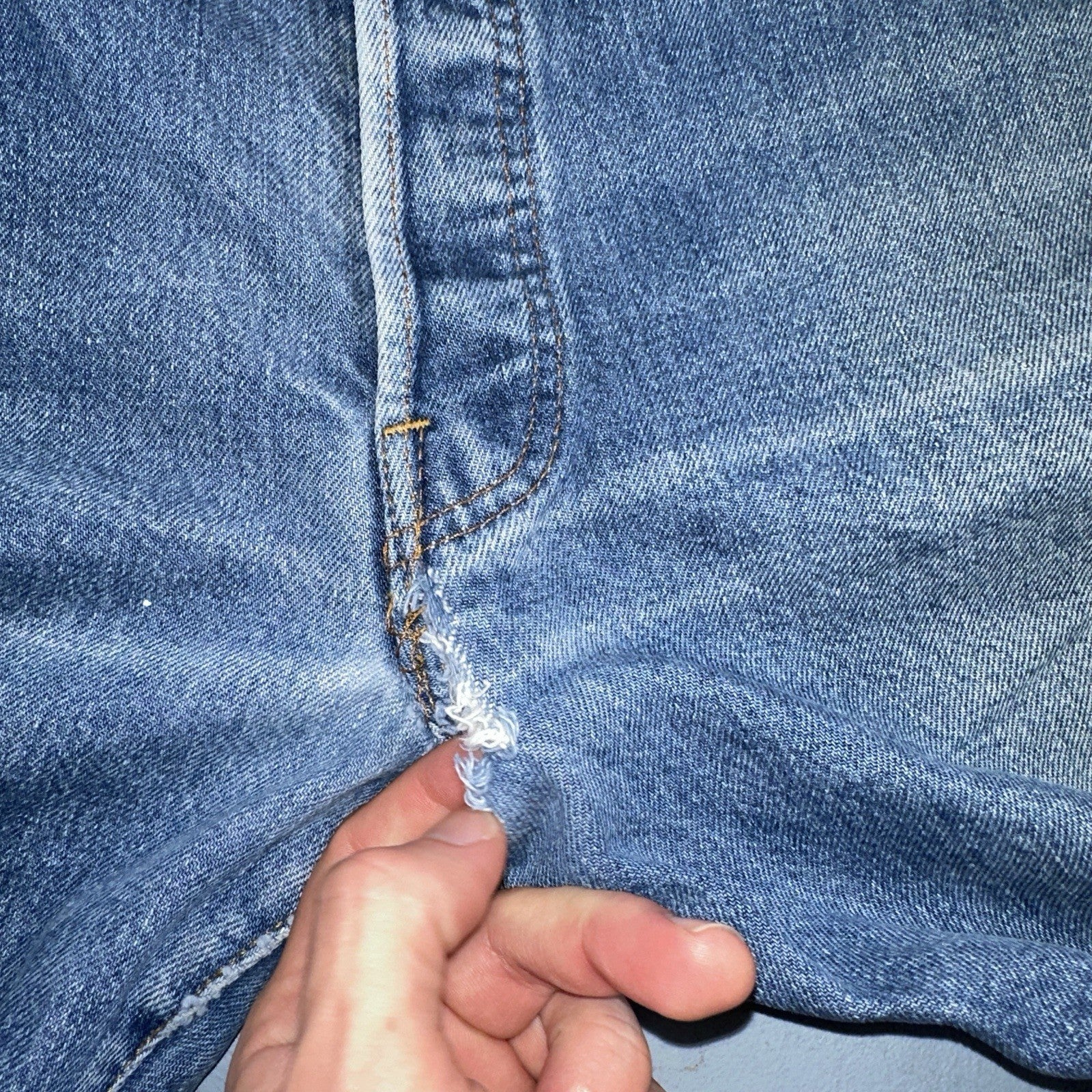 Levis 501 Vintage 80s Redline Selvedge USA XX Jeans Med Wash 35x38 Act 32x33
