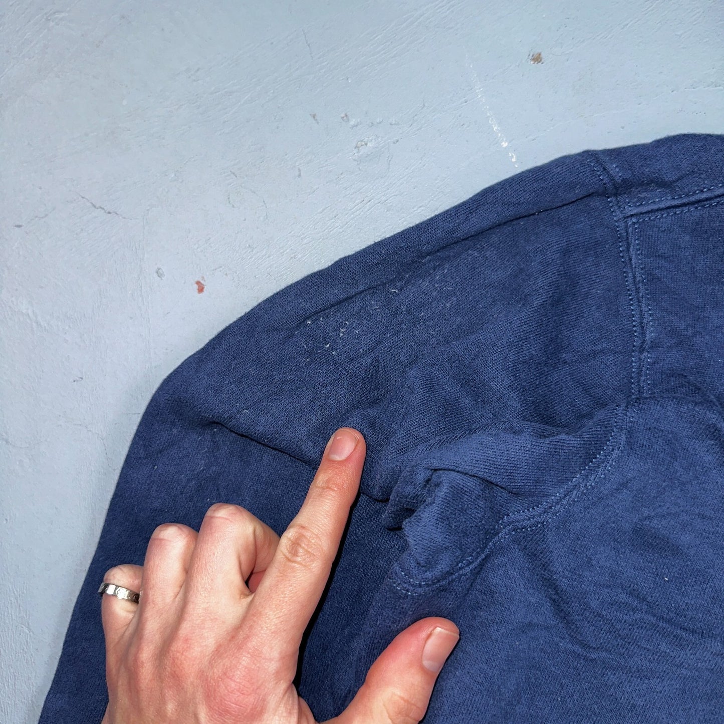 Polo Ralph Lauren Mens Small Americana Flag Slim Navy Hoodie Sweater RL VTG Styl